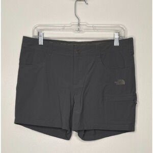 The North Face Hiking Shorts Gray Nylon Blend Size 10